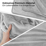 1 x RAW Customer Returns BOACAY Travel Blanket and Pillow with Cover, Super Soft Material, with Backpack Clip and Luggage Cover, Airplane Flight Blanket - RRP €27.99