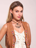 10 x Brand New JeVenis Hippie Women s Accessories Boho Hippie Costume Hippie Costume 60s Hippie Costume 70s Costume Headbands Round Vintage Hippie Glasses Feather Necklace Fringe Earring for Girls Carnival - RRP €179.9