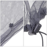 1 x RAW Customer Returns 2 Pack Head Net Face Net Headgear for Outdoor Lovers, Protects Against Fly Screen, Mosquito, Midge and Other Flies Regular Size, Gray  - RRP €12.9