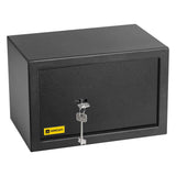 1 x RAW Customer Returns HomeSafe HV20K Safe with Quality Lock 20x31x20cm WxHxD , Charcoal Satin Black - RRP €49.87