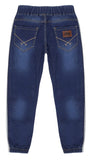 1 x RAW Customer Returns chopper club boys jeans - stretchy denim jeans for boys slim fit - dark blue 11-12 years - RRP €25.74