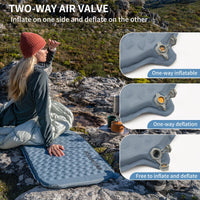 1 x RAW Customer Returns Naturehike Sleeping Mat Self-Inflating Outdoor Camping Self-Inflating Sleeping Mat 3.5cm Thick with Small Pack Size 17x33cm, Lightweight Inflatable Air Mattress for Sports, Trekking Blue  - RRP €59.0