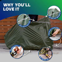 1 x Brand New YardStash bicycle garage for 1 bicycle - waterproof bicycle cover to protect against wind and weather - tear-resistant bicycle protective cover with reflectors - RRP €41.99