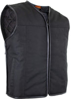 1 x RAW Customer Returns MDM men s textile biker vest in black windproof and water-repellent XL  - RRP €59.9