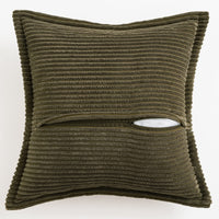 1 x Brand New MIULEE Set of 2 Cushion Covers Soft and Decorative Corduroy Cushion Covers for All Seasons 40X40CM Olive Green - RRP €19.2