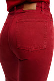 1 x Brand New Desigual Denim JAVIERA, 3028 Cereza Jeans, Red, 38 for Women - RRP €64.42