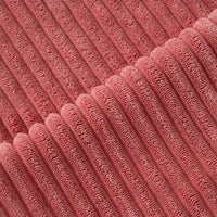 1 x Brand New MIULEE Soft Cushion Covers Decorative Square Cushion Covers Spring Soft Corduroy Striped Cushion Covers Pack of 2 for Home Sofa 45x45cm Brown Pink - RRP €22.8