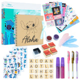 1 x RAW Customer Returns Disney Stitch Scrapbook Kit for Children Craft Set with Wito Scrapbook Craft Book Scrapbooking Accessories Stickers Stamps Gel Pens Glitter Girls Art Set Stitch Gifts for Girls Purple - RRP €19.87