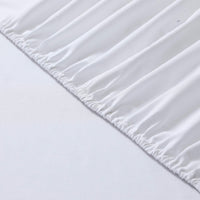 1 x RAW Customer Returns Vision - Fitted sheet 200x200cm - White - 100 cotton - RRP €20.1