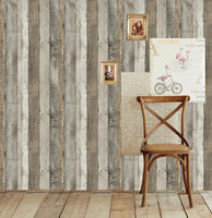 1 x RAW Customer Returns myforHD Self-adhesive wallpaper wood look wall paper wood self-adhesive wall stickers vintage wood wallpaper decorative stickers for furniture wall door waterproof - RRP €33.47