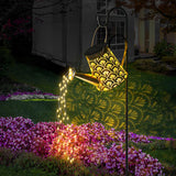 1 x RAW Customer Returns Solar watering can light chain outside, DeepDream LED outdoor solar lamps waterproof garden decoration watering can light with shepherd s hook, vintage light chain outside for garden courtyard path balcony terrace - RRP €21.77