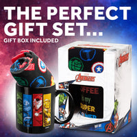 1 x RAW Customer Returns Marvel Mug and Socks Avengers Mug Gift Set Multi-Colour  - RRP €18.14