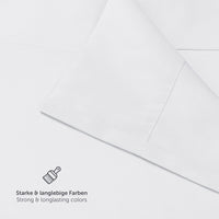 1 x RAW Customer Returns Blumtal Basic bed sheet 320x275 cm - bed sheet without elastic - OEKO-TEX certified bed sheet without elastic - sheet made of brushed microfiber fabric - bed sheet without elastic 320x275cm in white - RRP €21.84