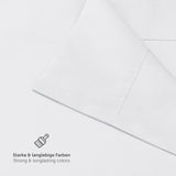 1 x RAW Customer Returns Blumtal Basic bed sheet 320x275 cm - bed sheet without elastic - OEKO-TEX certified bed sheet without elastic - sheet made of brushed microfiber fabric - bed sheet without elastic 320x275cm in white - RRP €21.84