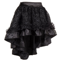 1 x RAW Customer Returns Bslingerie Gothic Punk Steampunk Lace Short Skirt Black M - RRP €27.99