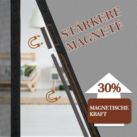 1 x RAW Customer Returns Yotache Magnetic Fly Screen Door, Yotache Insect Protection Double Door Fly Screen 170x240cm Ideal for Sliding Door Balcony Door No Drilling, Can Be Shortened, Black - RRP €40.33