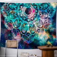 10 x Brand New Tapestry Psychedelic Mandala Wall Hanging Boho Blanket Tapestries Mysterious Nebula Stars Bedspread Wall Towel Beach Towel Large Beach Blanket Bedroom Living Room Dorm Wall Decoration 230x180cm - RRP €249.9