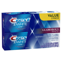 1 x RAW Customer Returns Crest Crest Twin Pack 3D White Luxe Glamorous White Toothpaste, 3.5 Ounce each, 2 Pack - RRP €48.63