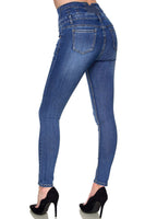 1 x RAW Customer Returns Elara Women s Jeans Stretch Skinny High Waist Chunkyrayan EL60D2 Blue-54 7XL  - RRP €32.95