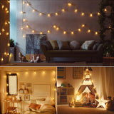 1 x RAW Customer Returns LED fairy lights outside, vintage 6M warm white fairy lights outside power, shatter-proof G45 20 LED fairy lights inside with plug, fairy lights bulbs lighting for outdoor garden balcony - RRP €30.24