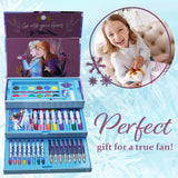 1 x RAW Customer Returns Disney Frozen painting case, painting set for children, craft case with colored pencils, painting supplies colored pencils multi-colored  - RRP €23.49