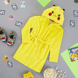 1 x RAW Customer Returns Pokemon Children s Robe, Soft Fleece Home Robes with 3D Pikachu Hood, Original Gifts for Boys Girls and Teenagers 4-14 Years 13-14 years  - RRP €25.99