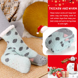 34 x Brand New Women s Winter Slipper Socks Warm Fuzzy Plush Fleece Lined Thick Soft Cute Animal Stockings Home Sleeping Thermal Socks Cat  - RRP €543.66