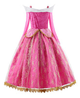 1 x RAW Customer Returns JerrisApparel Girls Princess Lace Dress Pink Off Shoulder Party Costume Fancy Dress 8-9 Years, Pink with Accessories  - RRP €33.8