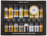 1 x RAW Customer Returns Vallejo Model Air - Set of Acrylic Airbrush Paints, Multicolour - RRP €36.93