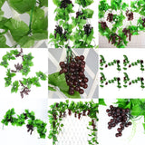 2 x RAW Customer Returns LONGHAO 4 pcs Artificial Plastic Grape, Artificial Grape Vines, Artificial Lifelike Grape, Artificial Grape Vines with Grapes, 12 Sets of Grape Skewers, Grape Skewers, For Decoration - RRP €34.28