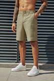 1 x Brand New PaulJones Shorts Men Cargo Shorts Men Summer Lightweight Khaki S - RRP €27.6