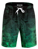 1 x RAW Customer Returns APTRO Men s Swim Shorts Sea Surf Pool Summer Hawaiian Print Large Quick Drying with Green Mesh Lining BS023 4XL - RRP €24.99