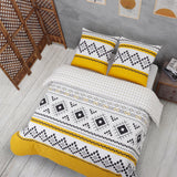 1 x RAW Customer Returns Vency Onvoge Single Duvet Cover 155x220 Yellow - Single Cotton Duvet Cover Set with Duvet Cover and Pillowcase 1x 80x80 - Yellow Color - RRP €27.81