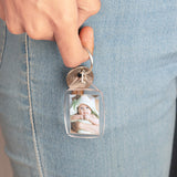 1 x RAW Customer Returns Kurtzy Blank Photo Keychains Pack of 100 Each Clear Acrylic Keychain Measures 5.4 x 3.4 cm - Photo Keychain on Both Sides - Small Photo Frames for Family, Friends, Crafts, Gifts - RRP €26.99