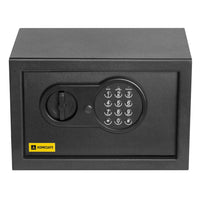 1 x RAW Customer Returns Homesafe HV20E Electronic Safe, 20x31x20cm HxWxD , Satin Carbon Black - RRP €57.36