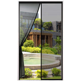 1 x RAW Customer Returns Cinkee UPDATE Magnetic Fly Screen for Door 140 x 240 CM - Fine Mesh, Door Curtain with Full Magnet, Self-Closing for Balcony, Easy Installation Black  - RRP €28.99