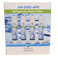 1 x RAW Customer Returns 4x Aquahouse UIFS compatible refrigerator water filter for Samsung DA29-10105J HAFEX EXP WSF-100 Aqua-Pure Plus external filter only  - RRP €29.96