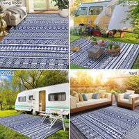 1 x RAW Customer Returns SHACOS Garden Carpet Outdoor Grey 180x270cm Plastic Balcony Terrace Carpet Weatherproof Camping Carpet Waterproof Outdoor Carpet Flat Weave Carpet for Balcony Terrace Garden - RRP €47.29