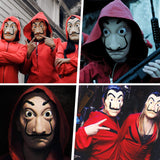 1 x RAW Customer Returns Entire Money Heist Costume Complete set series Money Heist Red combination with hood 170-180cm original Dali mask Burglar OriginalCup  - RRP €29.5