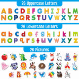 1 x RAW Customer Returns 78 Magnetic Alphabet, 26 Uppercase Letters, 26 Lowercase Letters and 26 Object Patterns, Adorable Animal Alphabet ABC Fridge Magnets Educational Toys for Toddlers Age 3 4 5 Years - RRP €15.99