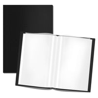 1 x RAW Customer Returns Presentation Book 40 Clear Pockets Protectors Portfolio Art Clear Book for Artwork, Report Sheet, Letter Fits 61.5 x 47cm  - RRP €35.28