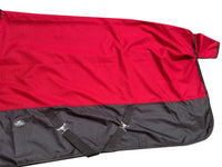 1 x Brand New TGW RIDING Turnout Blanket Winter Blanket 1200D W B with Nylon Lining, No Filling Horse Rain Sheet 145CM 70, Red  - RRP €20.4