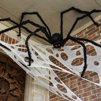 36 x Brand New obqo Halloween Decoration Spider Web Large, Halloween Cobwebs Stretchable with 5 Ground Nails for Garden Outdoor, Giant Spider Web Decoration Outside for Halloween Horror Decoration 100 x 200 cm  - RRP €575.64