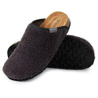 1 x RAW Customer Returns DUNLOP Women s Slippers, Winter Slippers with Fur, Non-slip Booties with Memory Foam Insole, Home Slipper Dark Grey, Numeric 38  - RRP €19.39