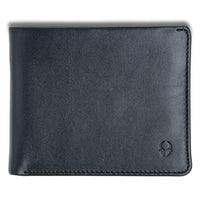 1 x RAW Customer Returns DONBOLSO Slim Verona Wallet with Money Clip - Wallet Men Leather RFID Blocker Card Case - Bifold Real Leather Wallet Men with Card Holder - 9.2x12.7x2.3 cm - Nappa Black - RRP €40.99