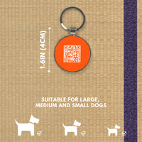 1 x Brand New DISONTAG QR Code Dog Tag ID 41 Dog Breeds Personalized Social Online Page-Free Online Pet Profile-Modifiable-Privacy Control-No APP Required - RRP €16.8