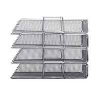 1 x RAW Customer Returns EXERZ letter trays 4 pieces paper sorter desk multifunctional organizer file holder for office, school, study, 2-in-1 drawer - RRP €29.75