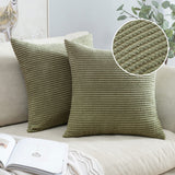 1 x Brand New MIULEE Cushion Covers 2 Pieces Cushion Covers for Home Bedroom Living Room with Modern Granules for Sofa Chair 50x50cm Light Green - RRP €22.8