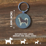 1 x Brand New DISONTAG QR Code Dog Tag ID 41 Dog Breeds Personalized Social Online Page-Free Online Pet Profile-Modifiable-Privacy Control-No APP Required - RRP €16.8