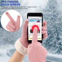 3 x Brand New ZASFOU Women s Winter Gloves with Touch Screen and Thermal Fleece Lining, Pink, L - RRP €72.0